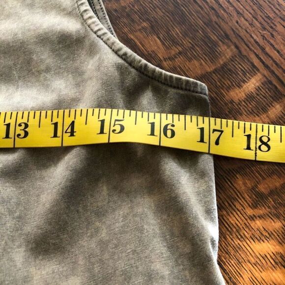 NEW Mystree Marbled Green and Gold Babydoll Style Cottagecore Shift Dress NWT - Picture 7 of 9